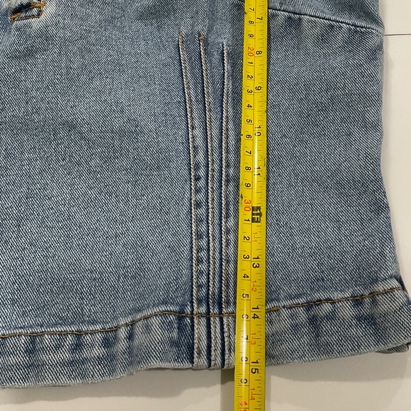 Newport News Jeanology Collection Juniors Denim Top Size 14 Vintage - Picture 7 of 10